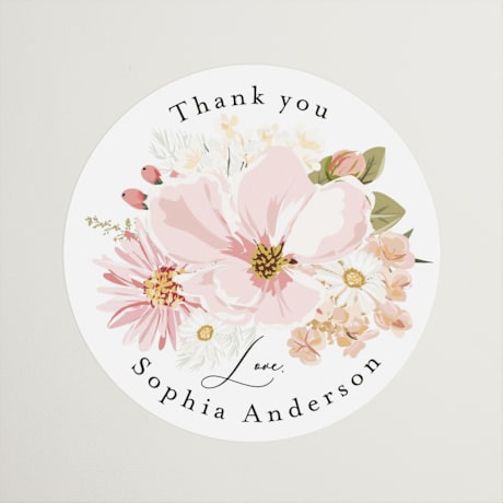 Bridal Shower Favor Stickers