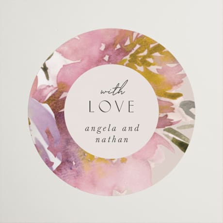 Bridal Shower Favor Stickers