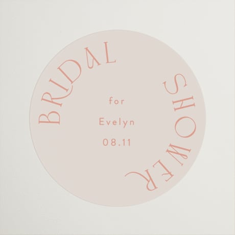 Bridal Shower Favor Stickers