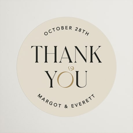 Bridal Shower Favor Stickers