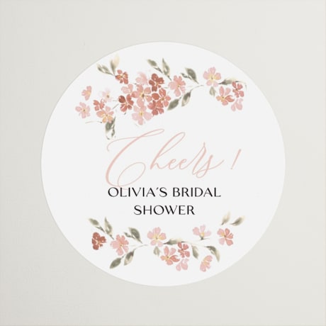 Bridal Shower Favor Stickers