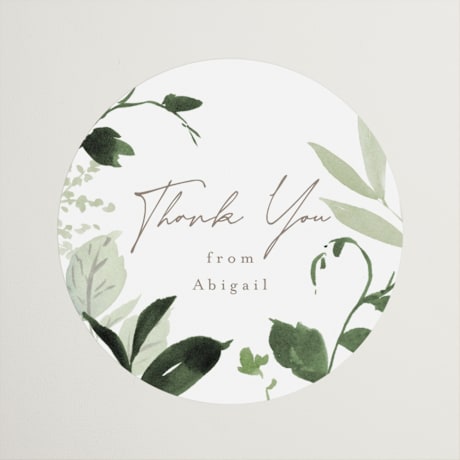 Bridal Shower Favor Stickers