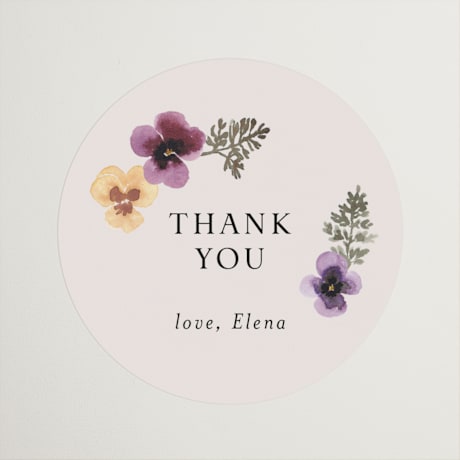 Bridal Shower Favor Stickers