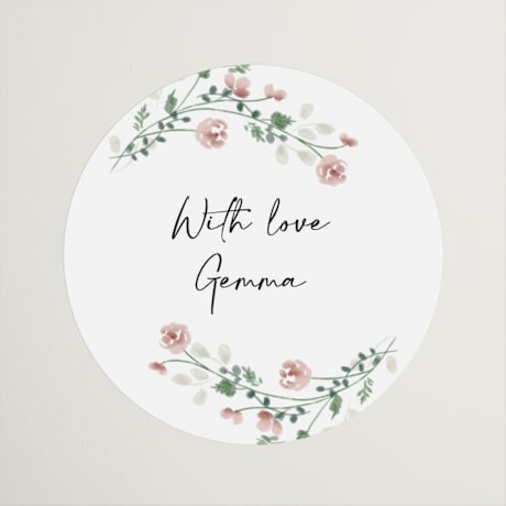 Bridal Shower Favor Stickers