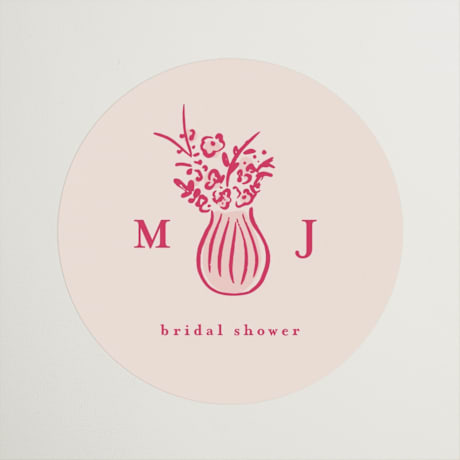 Bridal Shower Favor Stickers