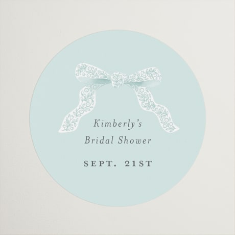 Bridal Shower Favor Stickers