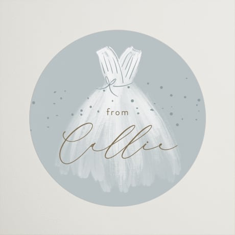 Bridal Shower Favor Stickers