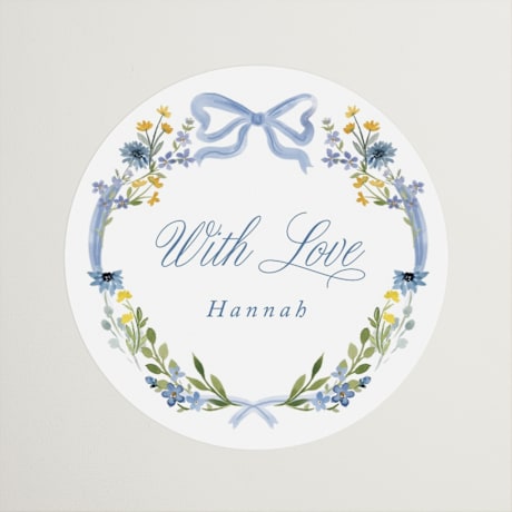 Bridal Shower Favor Stickers