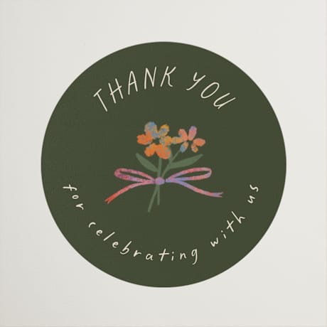 Bridal Shower Favor Stickers