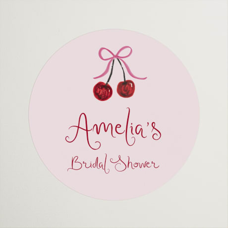 Bridal Shower Favor Stickers