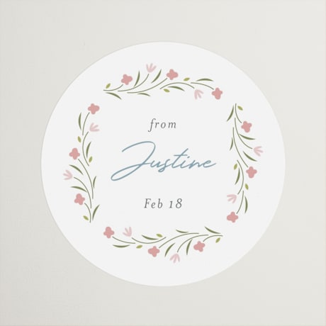 Bridal Shower Favor Stickers