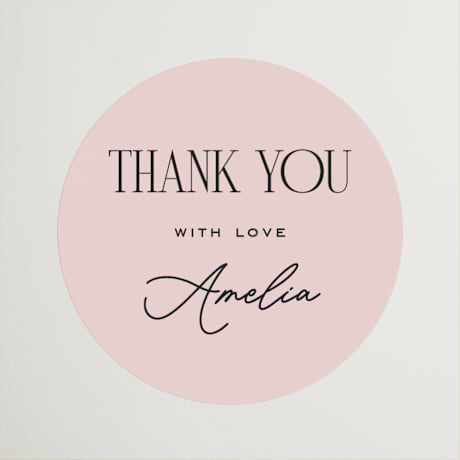 Bridal Shower Favor Stickers