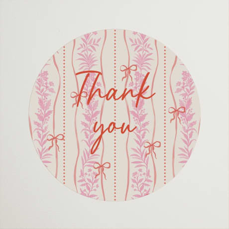 Bridal Shower Favor Stickers