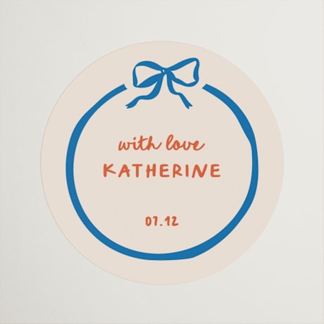 Bridal Shower Favor Stickers