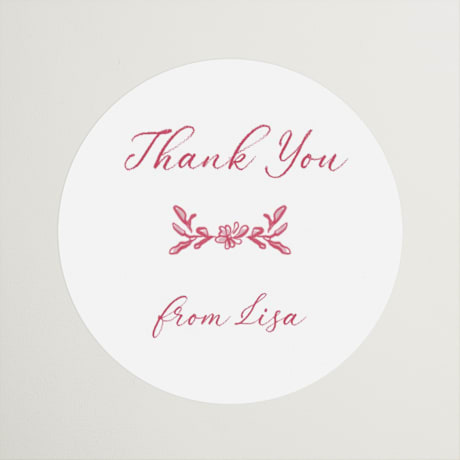 Bridal Shower Favor Stickers