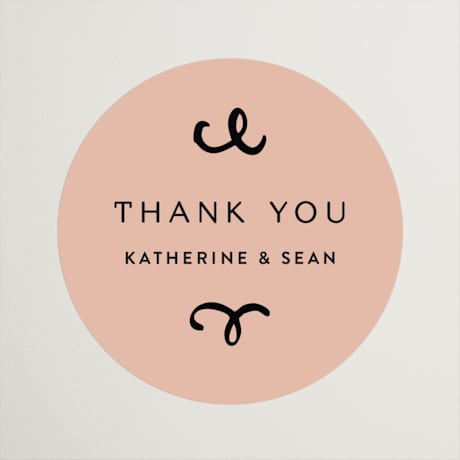 Bridal Shower Favor Stickers