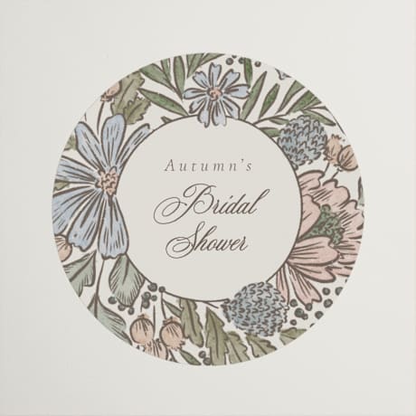 Bridal Shower Favor Stickers