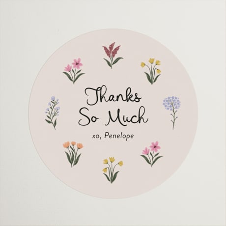 Bridal Shower Favor Stickers