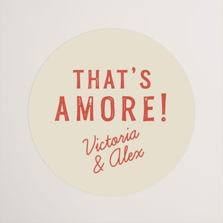 Bridal Shower Favor Stickers