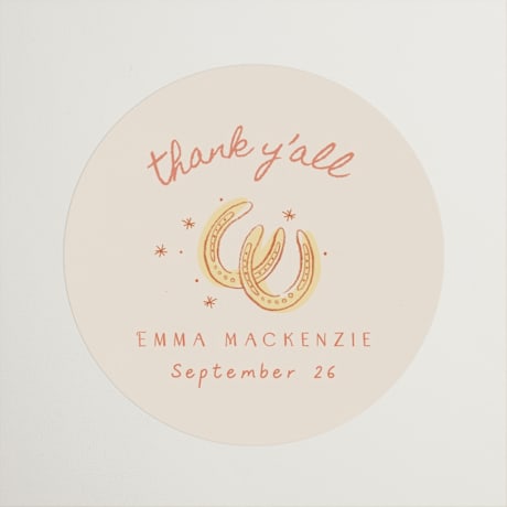 Bridal Shower Favor Stickers