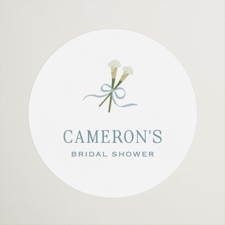 Bridal Shower Favor Stickers