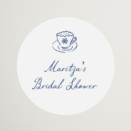 Bridal Shower Favor Stickers
