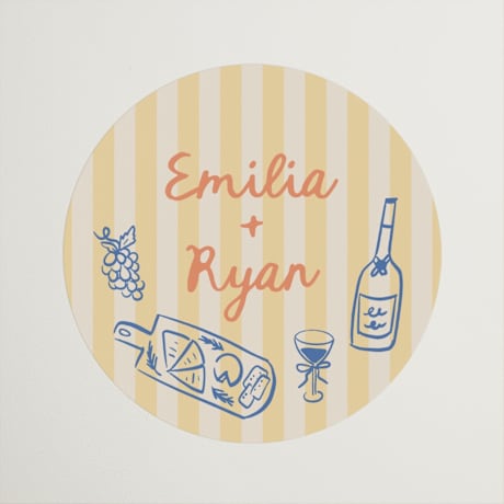 Bridal Shower Favor Stickers