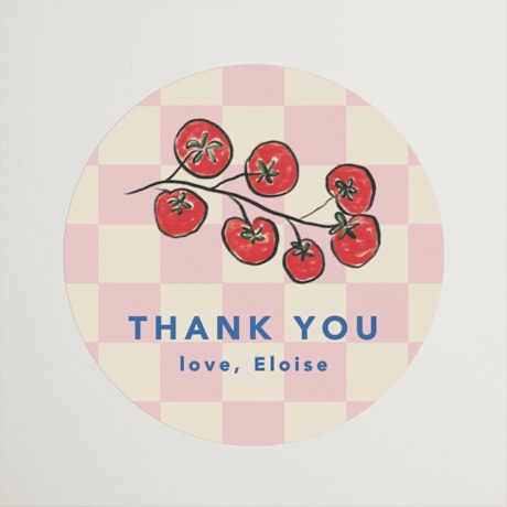 Bridal Shower Favor Stickers