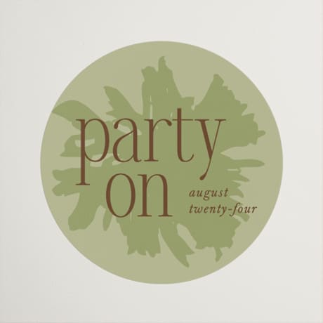 Bridal Shower Favor Stickers