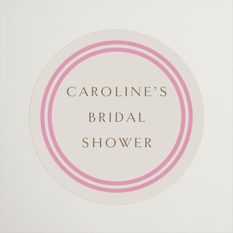 Bridal Shower Favor Stickers