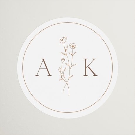 Bridal Shower Favor Stickers