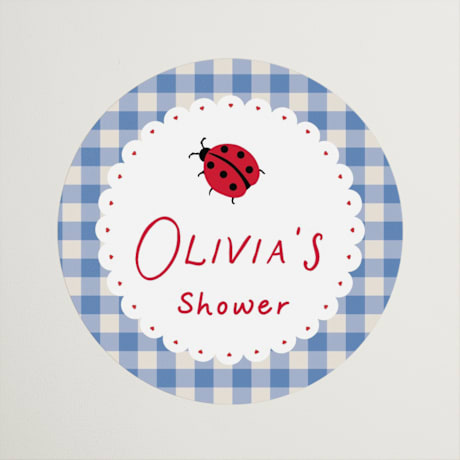 Bridal Shower Favor Stickers