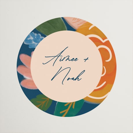 Engagement Party Favor Stickers