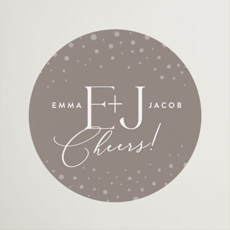 Engagement Party Favor Stickers