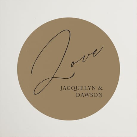 Engagement Party Favor Stickers