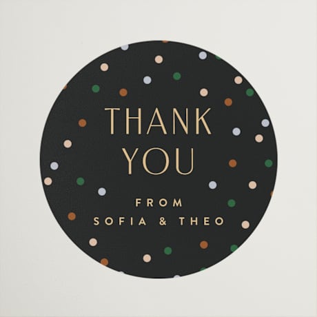 Engagement Party Favor Stickers