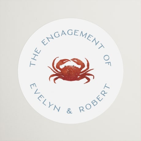 Engagement Party Favor Stickers