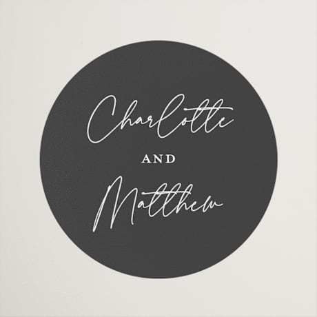 Engagement Party Favor Stickers