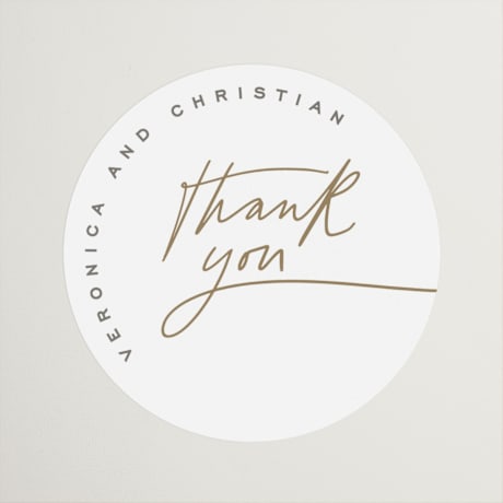 Engagement Party Favor Stickers