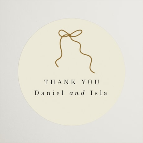 Engagement Party Favor Stickers