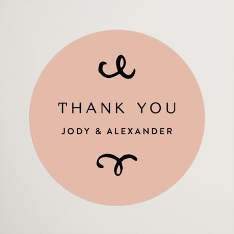 Engagement Party Favor Stickers