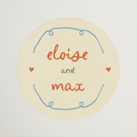 Engagement Party Favor Stickers