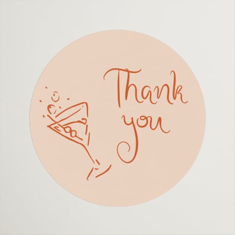 Engagement Party Favor Stickers