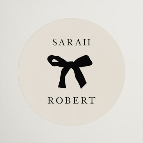 Engagement Party Favor Stickers