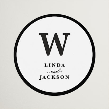 Rehearsal Dinner Favor Stickers