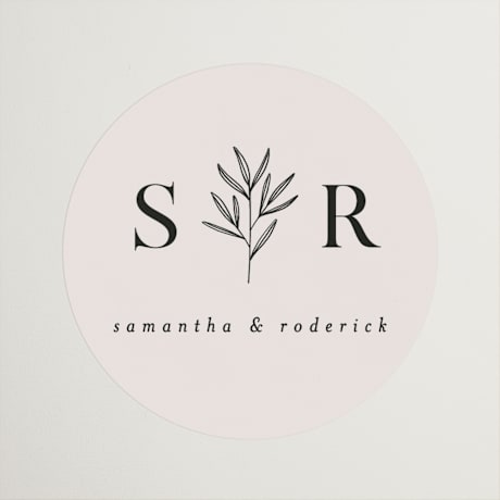 Rehearsal Dinner Favor Stickers