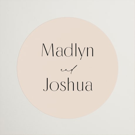 Rehearsal Dinner Favor Stickers