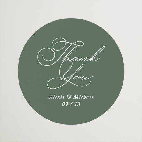 Rehearsal Dinner Favor Stickers