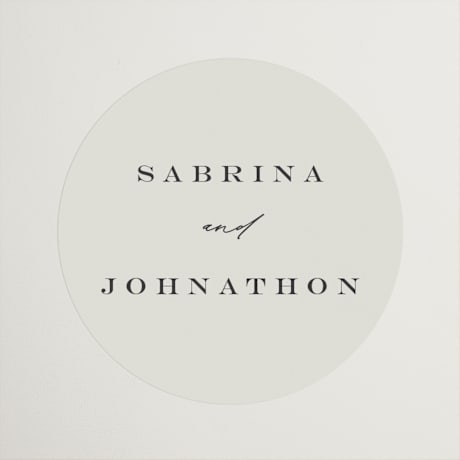 Rehearsal Dinner Favor Stickers