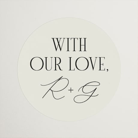 Rehearsal Dinner Favor Stickers